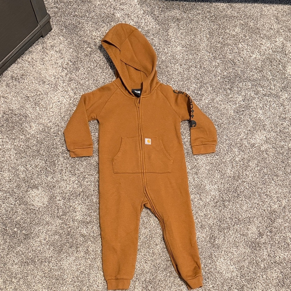 Carhartt long sleeve zipper front coveralls